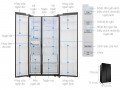 Tủ lạnh side by side Samsung inverter RS62R5001B4/SV (647 lít)