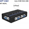 Bộ chuyển mạch Auto USB+VGA KVM Switch 4 Port