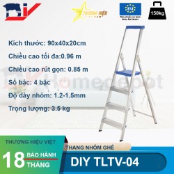 Thang nhôm ghế DIY TLTV-04