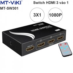 Bộp gộp 3 đầu vào HDMI ra 1 màn hình MT-VIKI MT-SW301