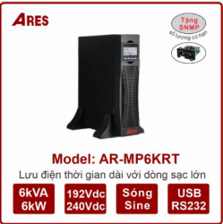 BỘ LƯU ĐIỆN UPS ARES AR-MP6KRT 6KVA/6KW ONLINE